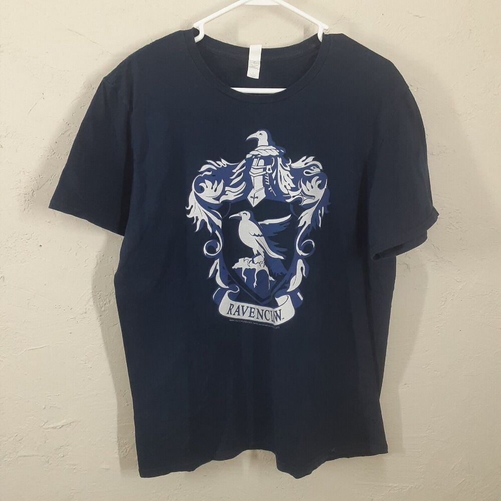 HARRY POTTER RAVENCLAW CREST Licensed Adult Men's L Large Graphic T Shirt Tee